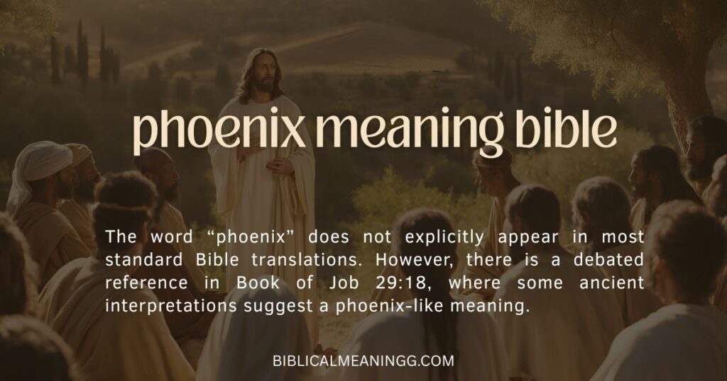 phoenix meaning bible