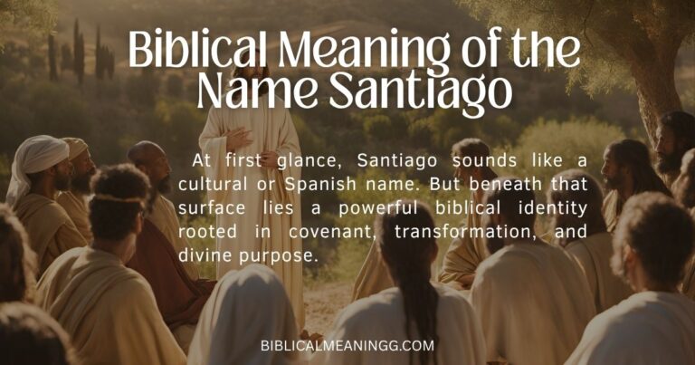 Biblical Meaning of the Name Santiago