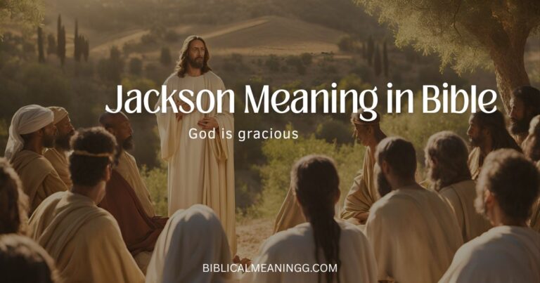 Jackson Meaning in Bible