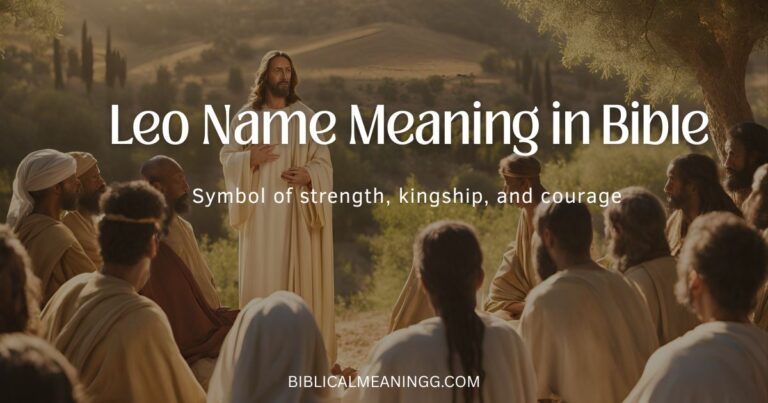 Leo Name Meaning in Bible