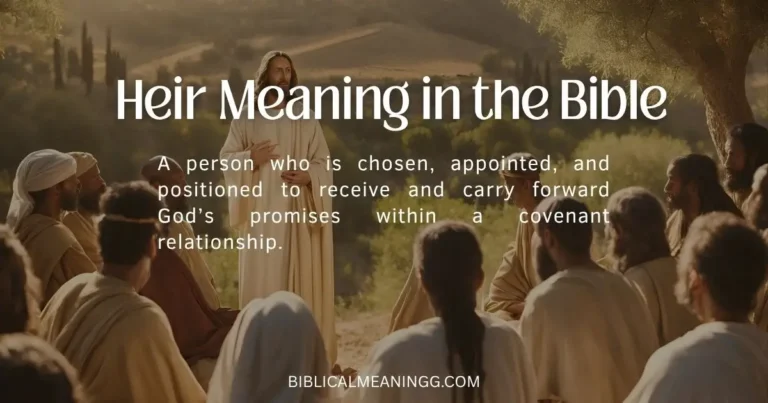 Heir Meaning in the Bible