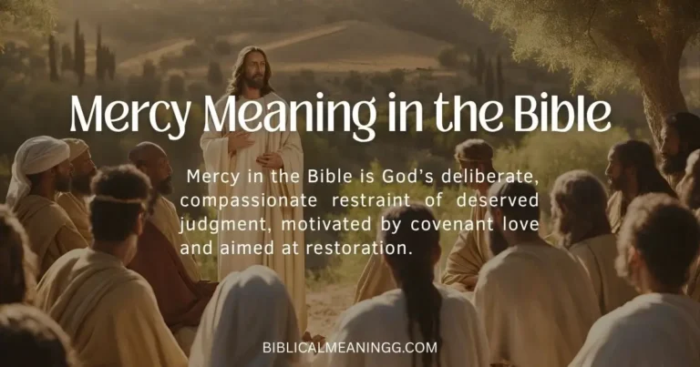 mercy meaning bible