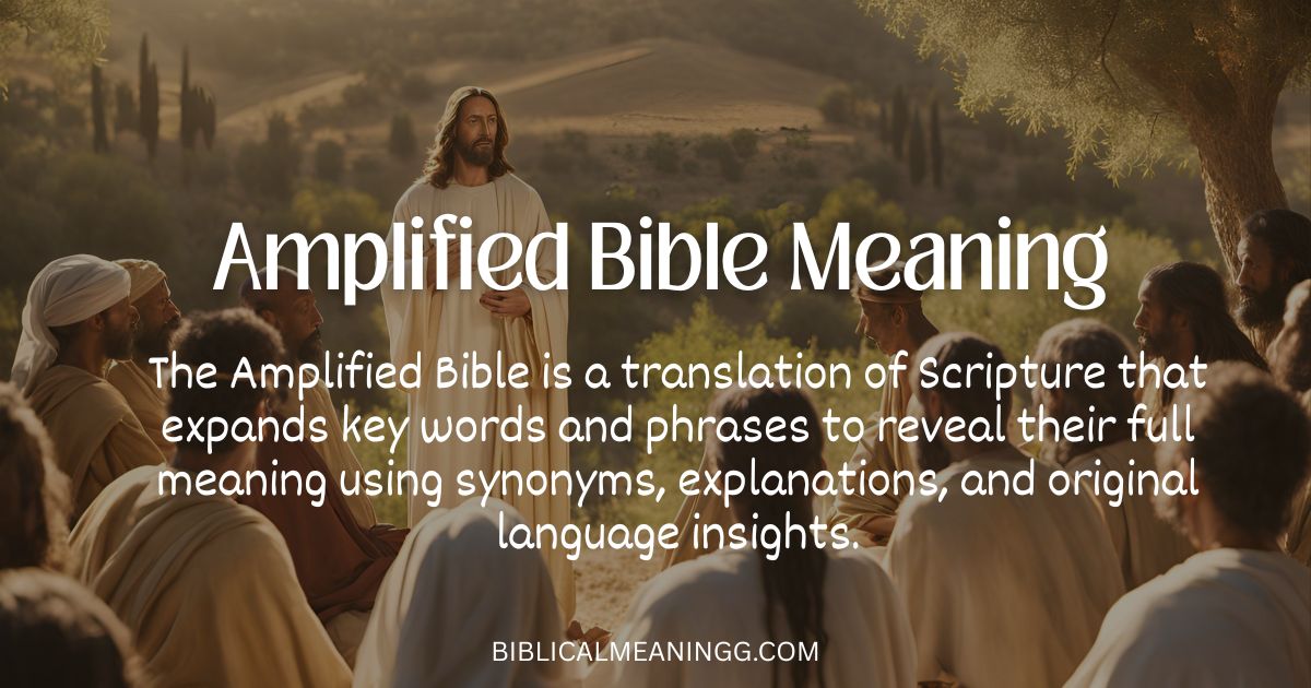 Amplified Bible Meaning