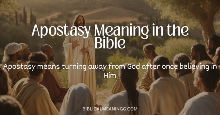 Apostasy Meaning in the Bible
