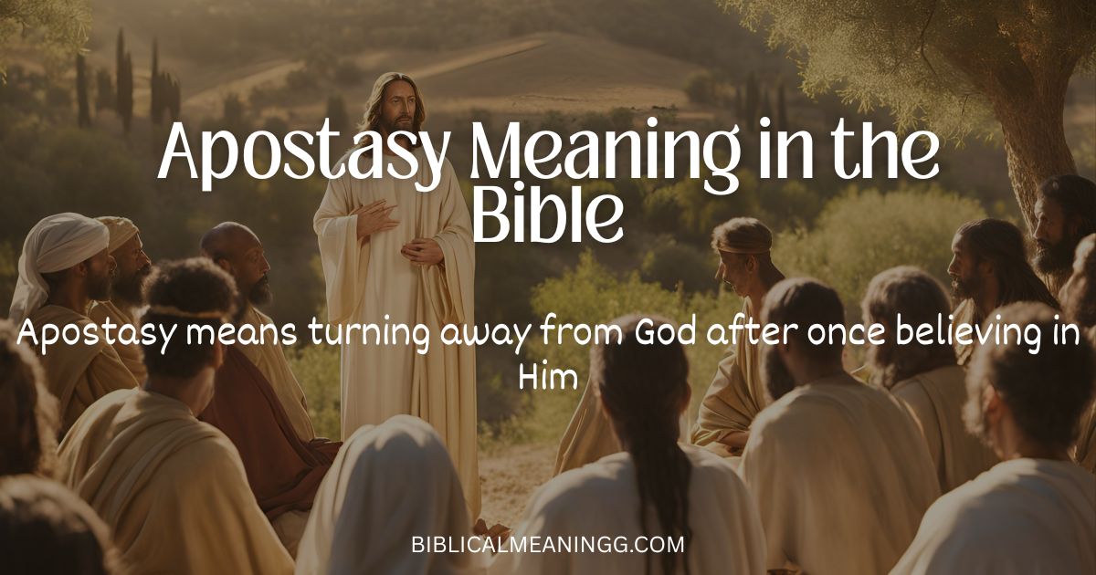 Apostasy Meaning in the Bible