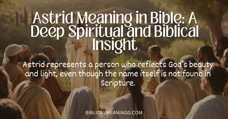 Astrid meaning in the Bible