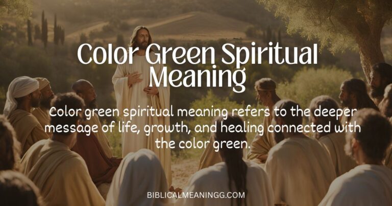 Color Green Spiritual Meaning