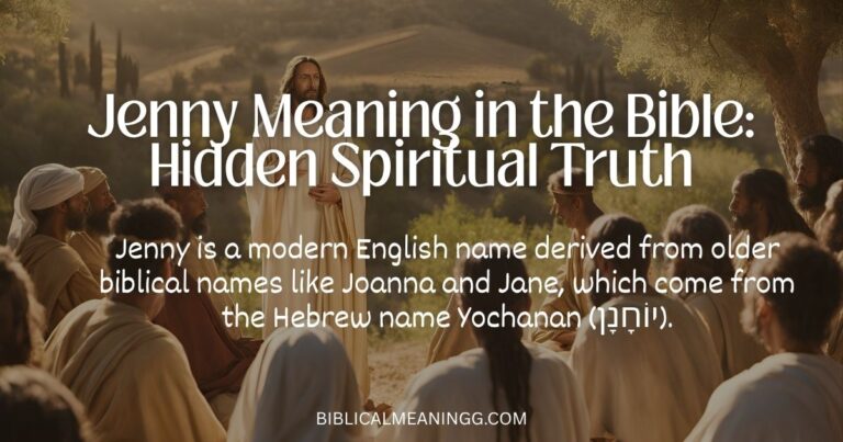 Jenny meaning in the Bible