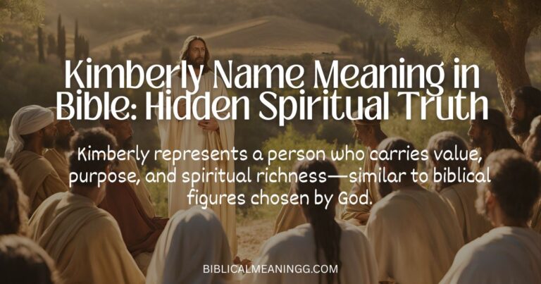 Kimberly name meaning in Bible