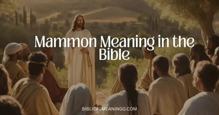 Mammon Meaning in the Bible