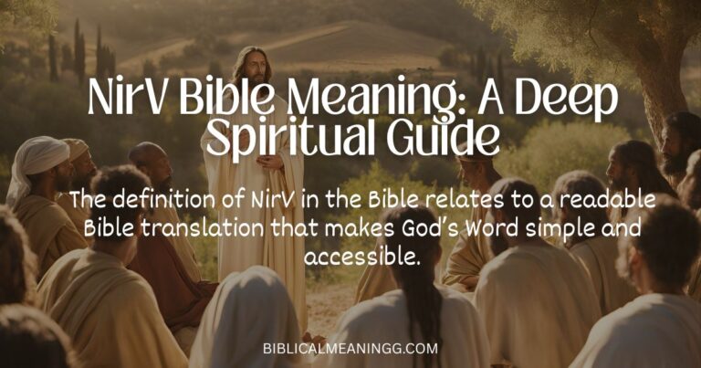NirV Bible Meaning