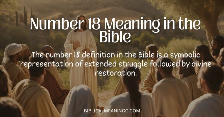 Number 18 Meaning in the Bible