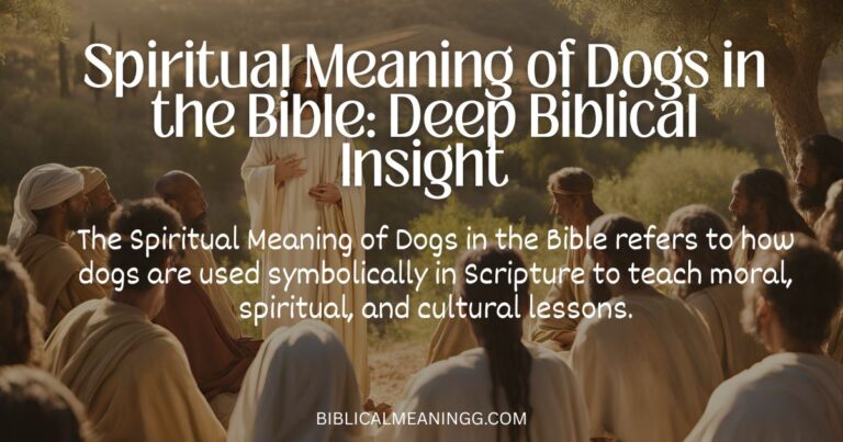 Spiritual Meaning of Dogs in the Bible
