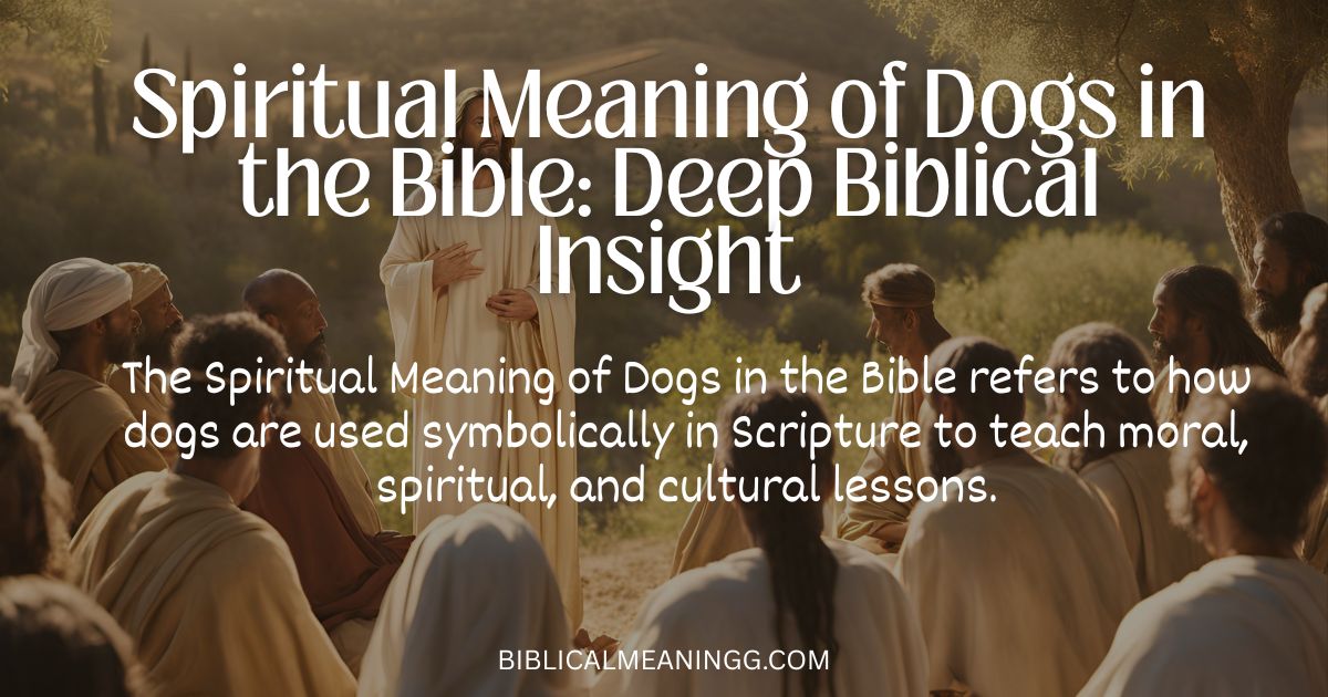 Spiritual Meaning of Dogs in the Bible