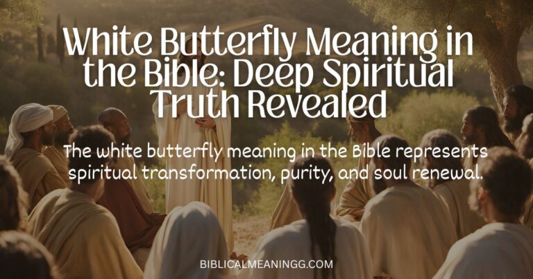 White Butterfly Meaning in the Bible