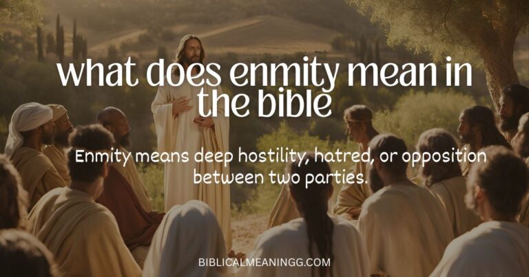 what enmity means in the Bible