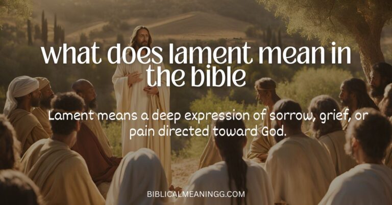 What Does Lament Mean in the Bible? A Deep Cry of the Heart
