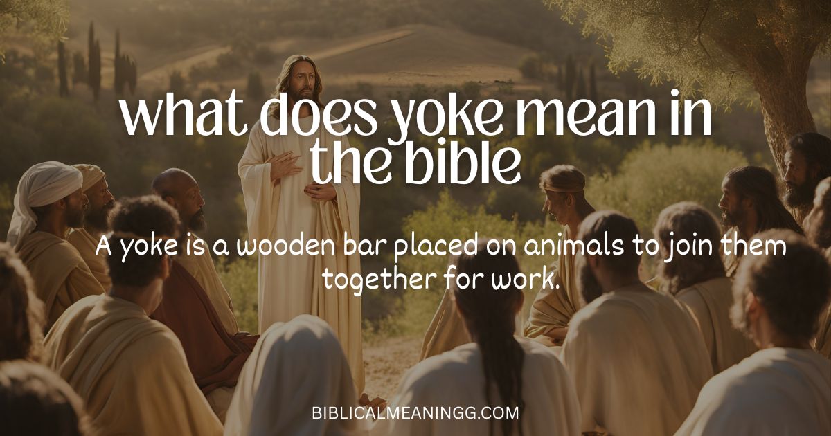 What Does Yoke Mean in the Bible? A Deep Spiritual Meaning
