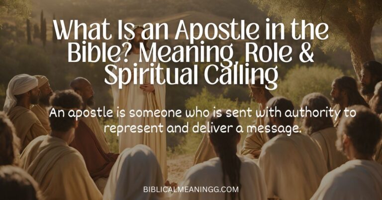 what an apostle means in the Bible