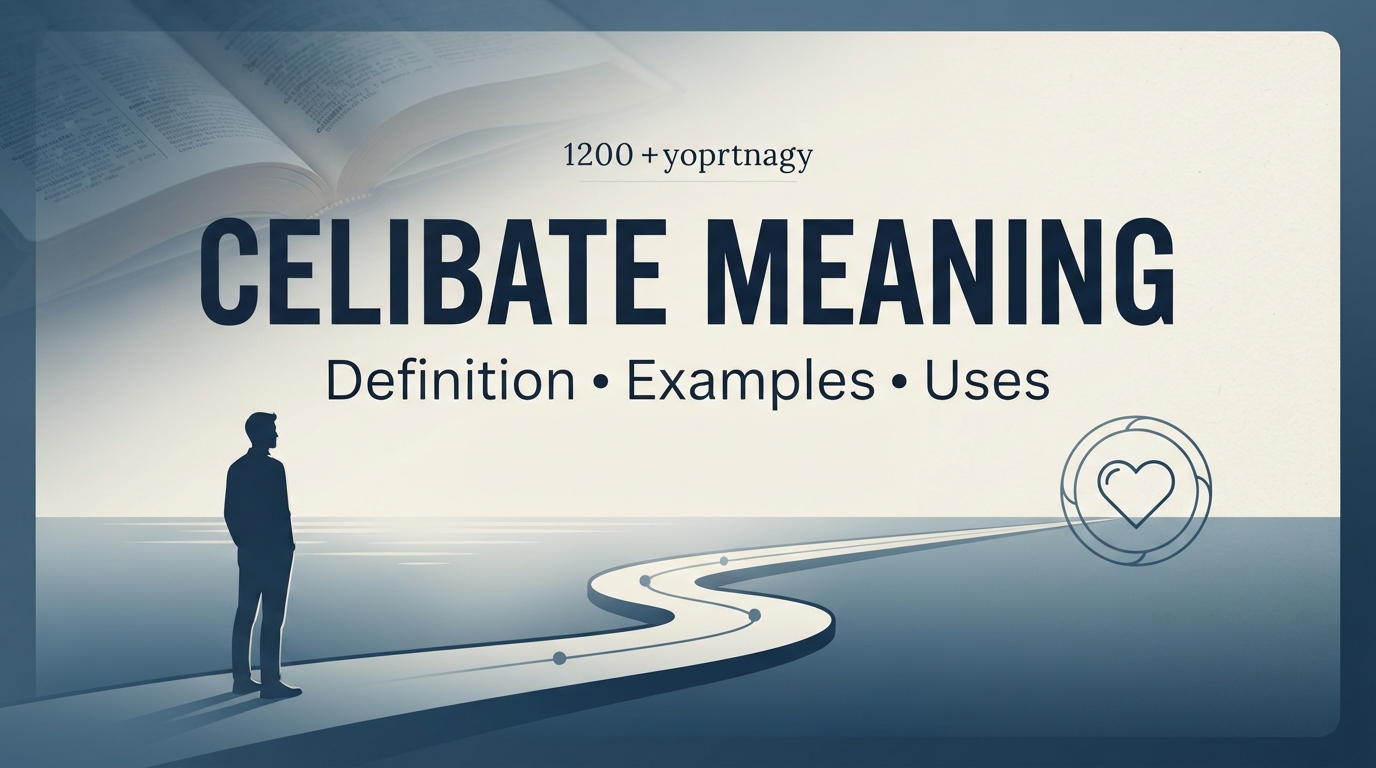 Celibate Meaning